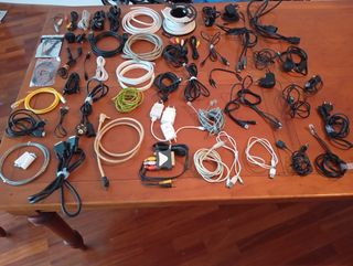 Lote de Cables Varios nuevos y usados