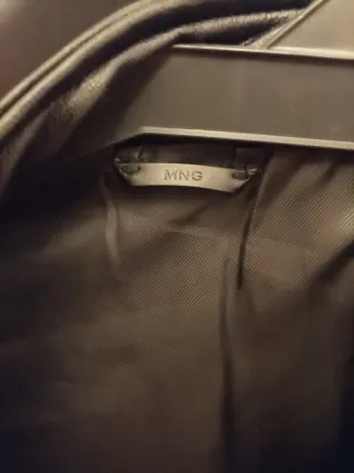 Chaqueta de cuero sintético Hombre