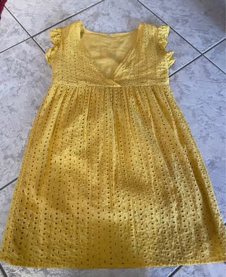 Mini abito estivo giallo taglia S