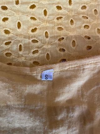 Mini abito estivo giallo taglia S