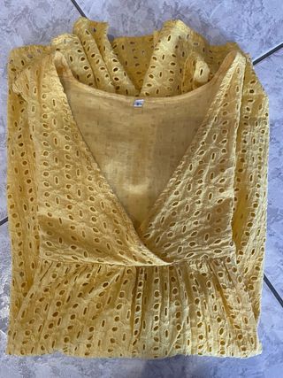 Mini abito estivo giallo taglia S