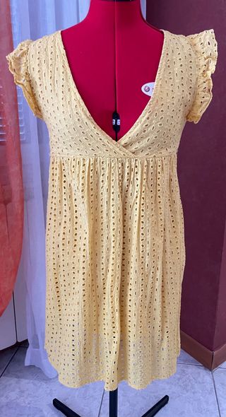 Mini abito estivo giallo taglia S