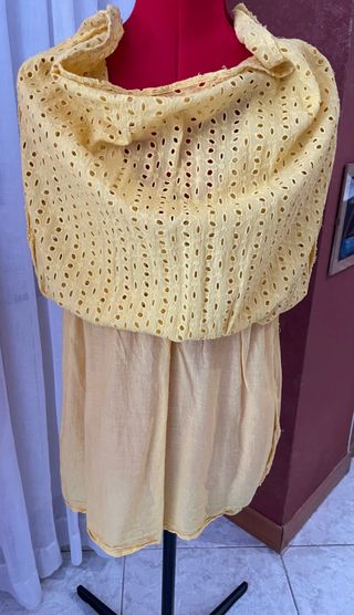 Mini abito estivo giallo taglia S