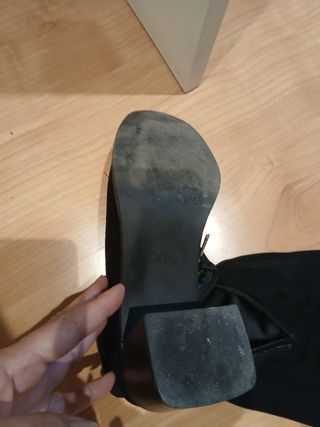 Botas altas negras tacón 41