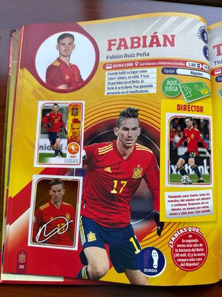 Álbum La Selección Española edición lujo concromos