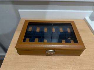 Scatola per 12 orologi, marrone