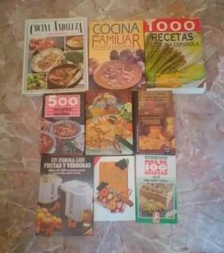 Lote de libros de recetas y postres 2 fotos 