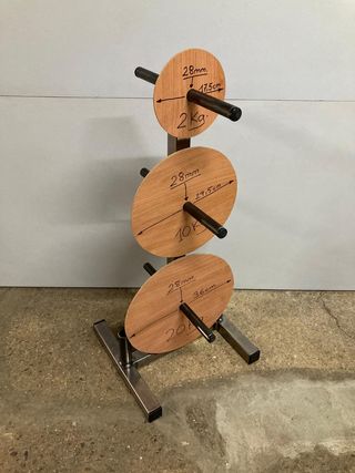Soporte Discos de Pesas y Barras 28 mm Decathlon 