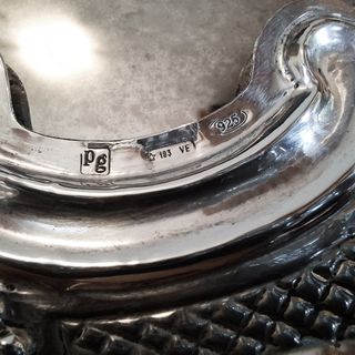 Specchio da tavolo Veneziano Argento 925