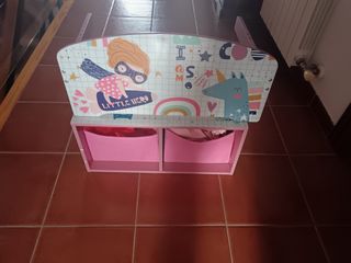 Banco Pupitre Infantil Super Girl 