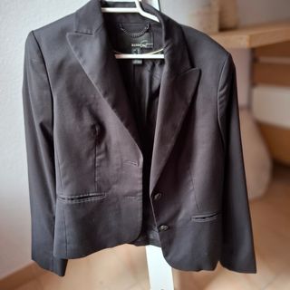 Blazer Negro Mango Talla M