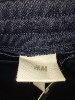 Pantalones azul y blanco H&M