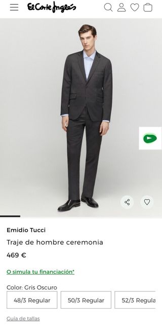 Traje Emidio Tucci Gris El Corte Inglés