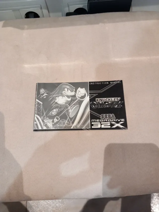 Jogo de Chaotix dos Mega Drive 32X Knuckles