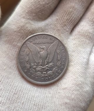 Moneda Plata Dólar Morgan 1890