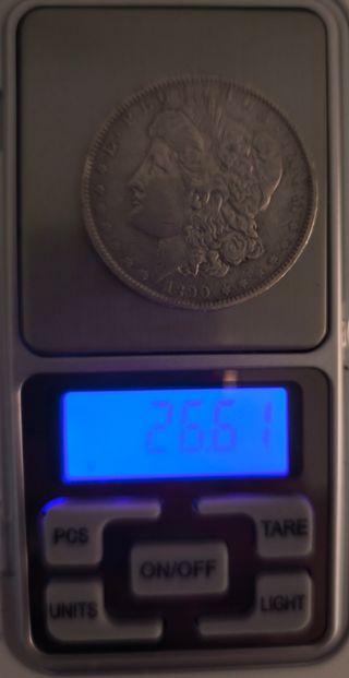 Moneda Plata Dólar Morgan 1890