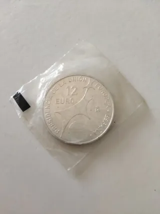 Moneda 12 Euros 2002 Juan Carlos y Sofía