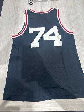 Camiseta Franklin Marshall Hawaii 74 Negra
