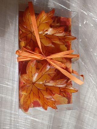 N.2 Candele Foglie Autunno
Cm.8 x10