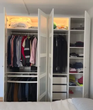 Armario Ikea 4 puertas blanco