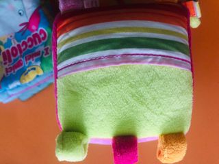Cubo peluche clown libro per bimbi neonati 
