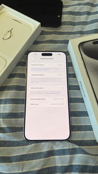 iPhone 15 Pro Max 100% Batería