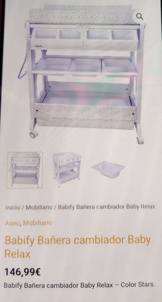 Bañera Cambiador Babify