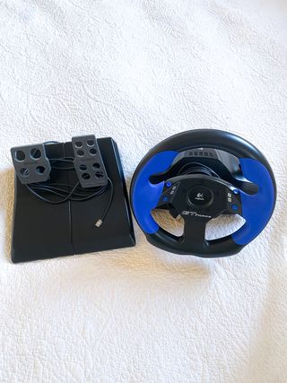 Logicool GT FORCE Volante PS2 Gran Turismo 3