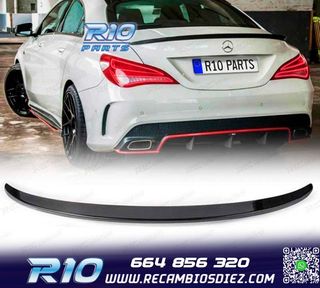 ALERON SPOILER MERCEDES CLA C117 12- LOOK AMG NEGRO BRILLO
