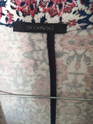 Chaqueta Promod talla única estampado floral