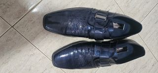 Traje azul Enzo Romano con chaleco