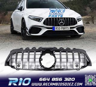 PARRILLA MERCEDES CLASE A W177 V177 LOOK AMG GT CROMO