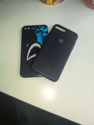 2 Fundas iPhone 8 Plus/7 Plus Apple Negras