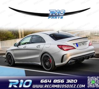 ALERON PESTAÑA MERCEDES CLA C117 13-19 AMG NEGRO BRILLO
