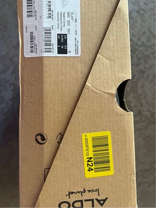 Sandalias Rosa Metalizado ALDO Talla 39
