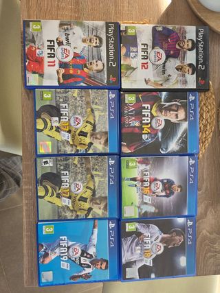 Colección FIFA PS4 y PS2