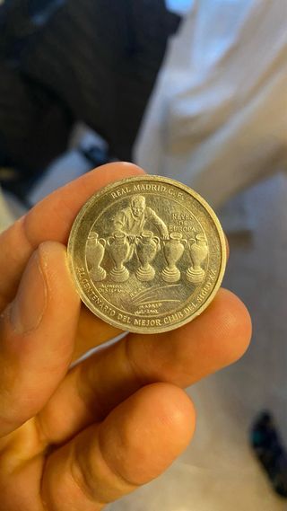 12 Monedas Real Madrid Colección
