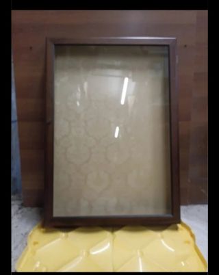 Vetrina Arte Povera Legno e Vetro

