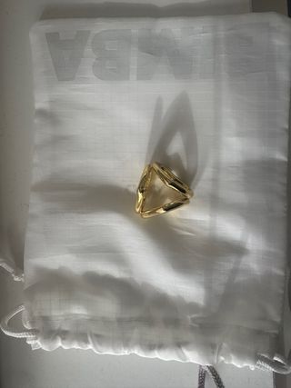Anillo pañuelo Bimba y Lola Corazones Dorados