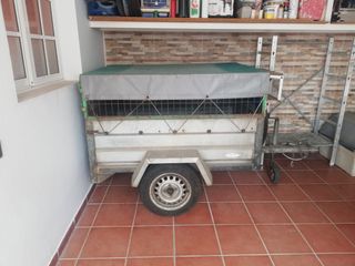 Remolque/ carro para perros con lona
