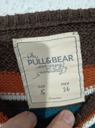 Vestido Pull&Bear marrón con estampado