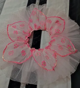 Falda tutú flor niña