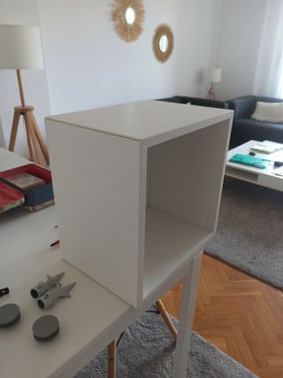 Cubo almacenaje Ikea blanco