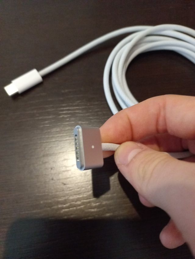 Cable Cargador Lightning Mac Apple Blanco