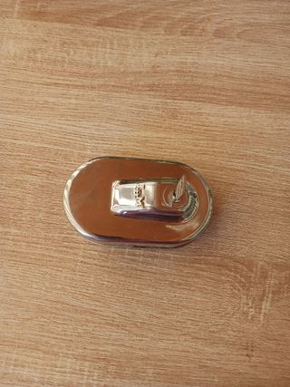 Cerradura acero puerta cristal