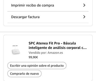 Báscula Inteligente SPC Atenea Fit Pro