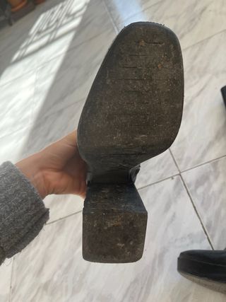 Botas altas negras tacón plataforma