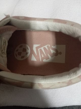 Zapatillas Vans Talla 37 Flores Rosas
