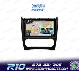 RADIO GPS ANDROID 13 PARA MERCEDES CLASE C W203 CLK W209 G W