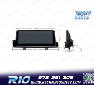 RADIO GPS ANDROID 13 BMW E90 E91 E92 E93 08-12 SIN PANTALLA